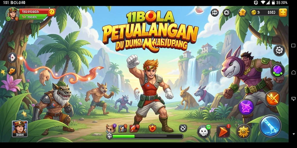 Tampilan gameplay menakjubkan dari 11BOLA yang mengasyikkan.