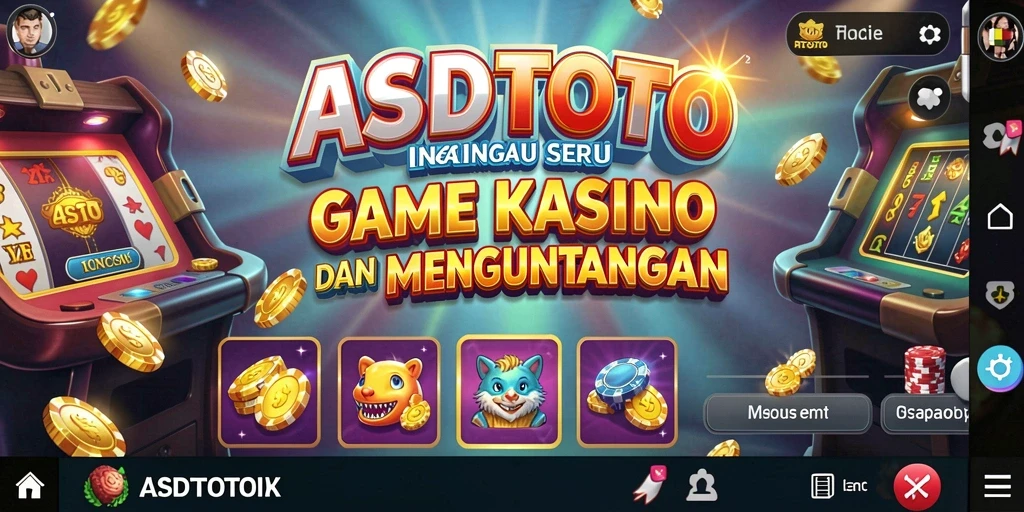 Screenshot utama ASDTOTO menampilkan gameplay Kasino yang seru dan mendebarkan.