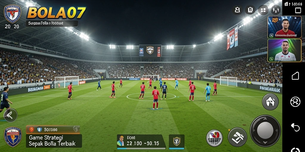 Tampilan gameplay SLG BOLA07 yang menegangkan dan menantang.