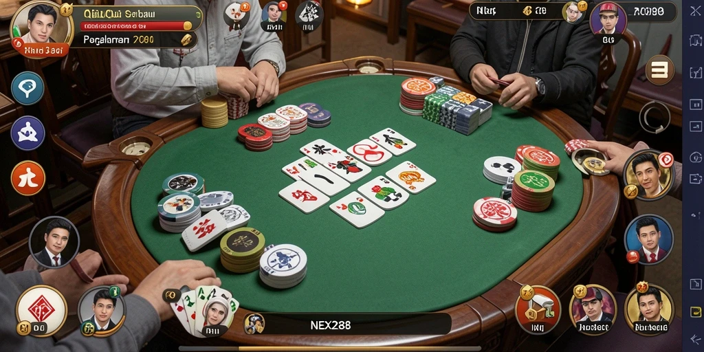 Tampilan menarik gameplay QiuQiu di NEX288.