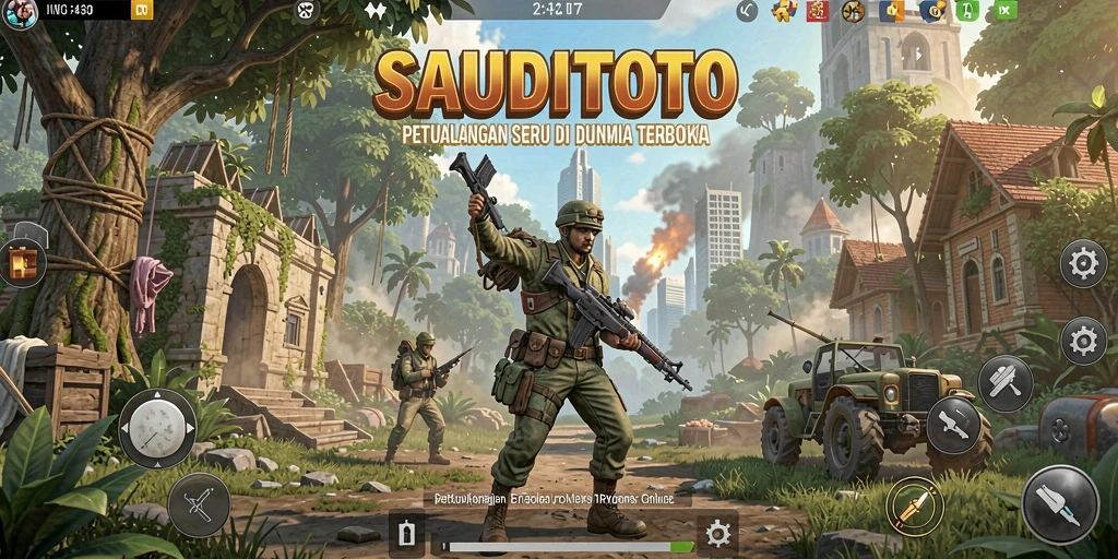 Gameplay SAUDITOTO menampilkan eksplorasi dunia terbuka yang mendebarkan.