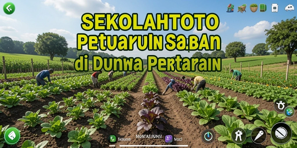 Gameplay <strong>SEKOLAHTOTO</strong> yang seru dan interaktif di dunia pertanian.